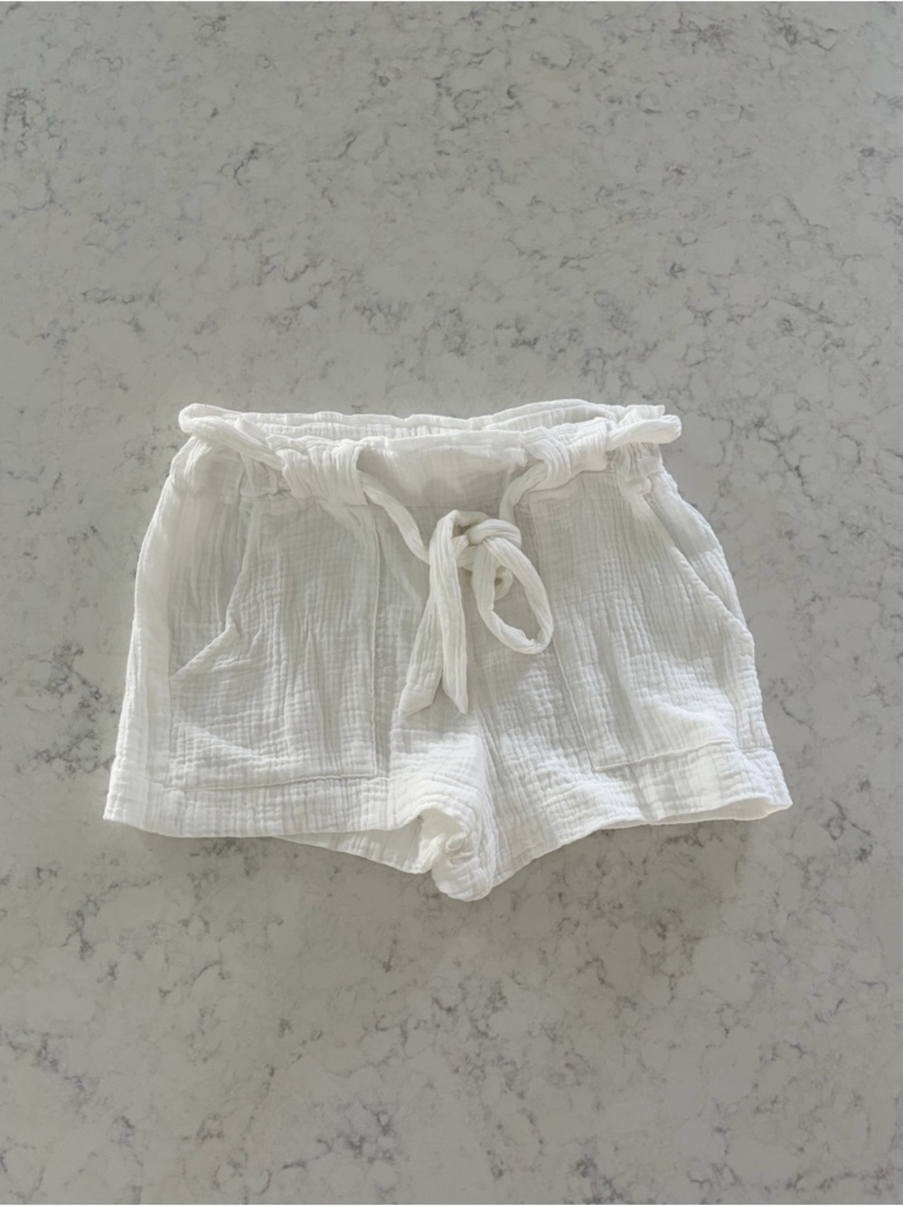 Indigo Rein White Casual Shorts